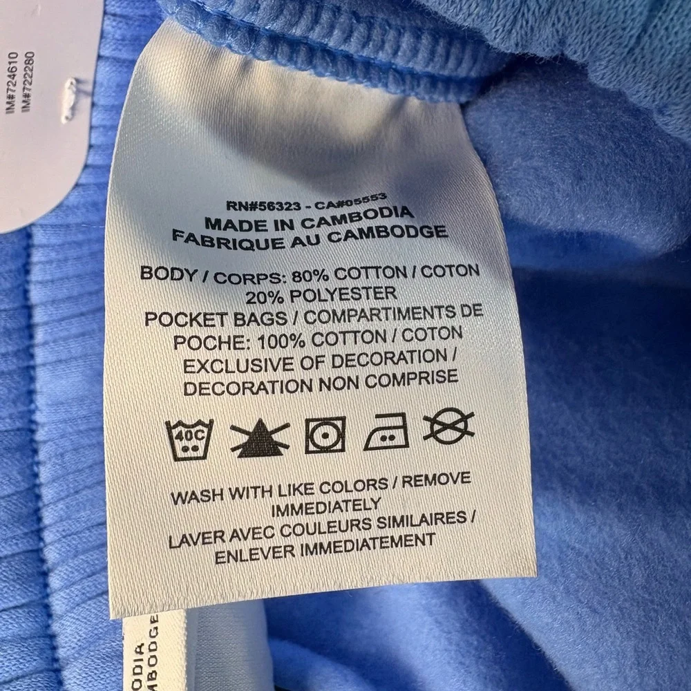 NWT Nike Kids Loose Fit Light Blue Sweatpants Jogget Pants‎ Fleece Warm Comfy